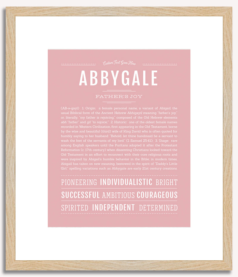 Abbygale | Name Art Print