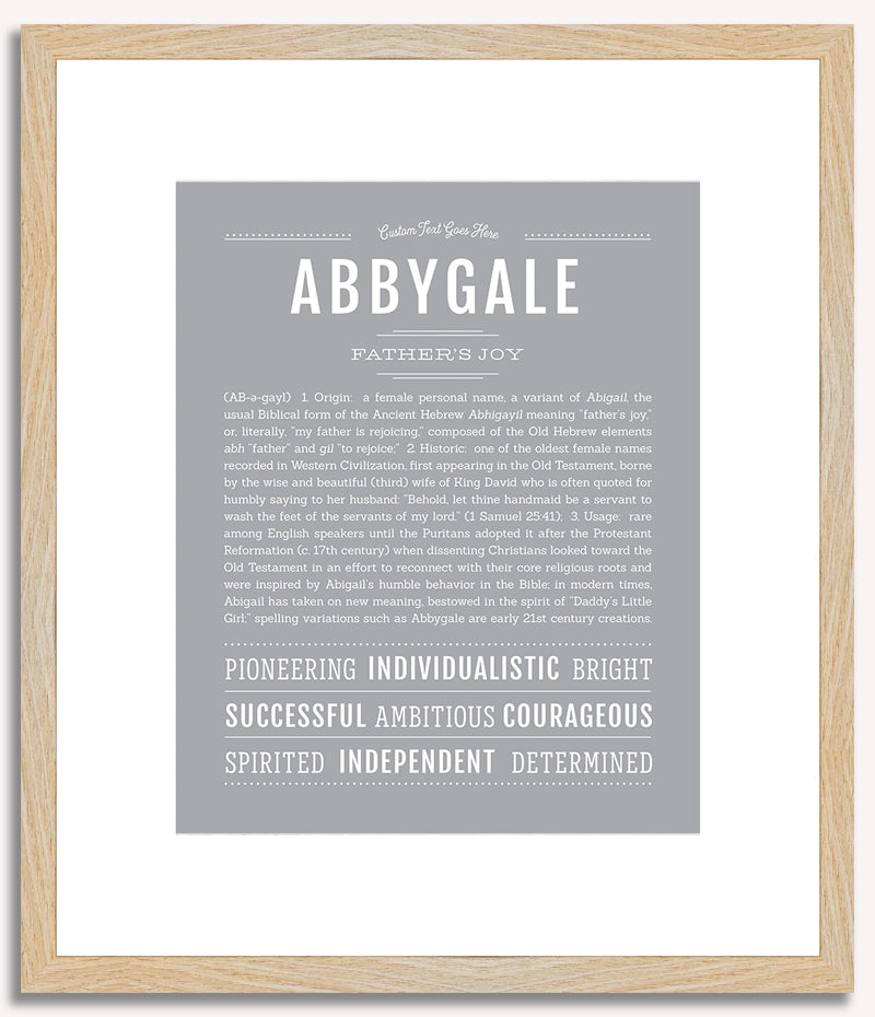 Abbygale | Name Art Print