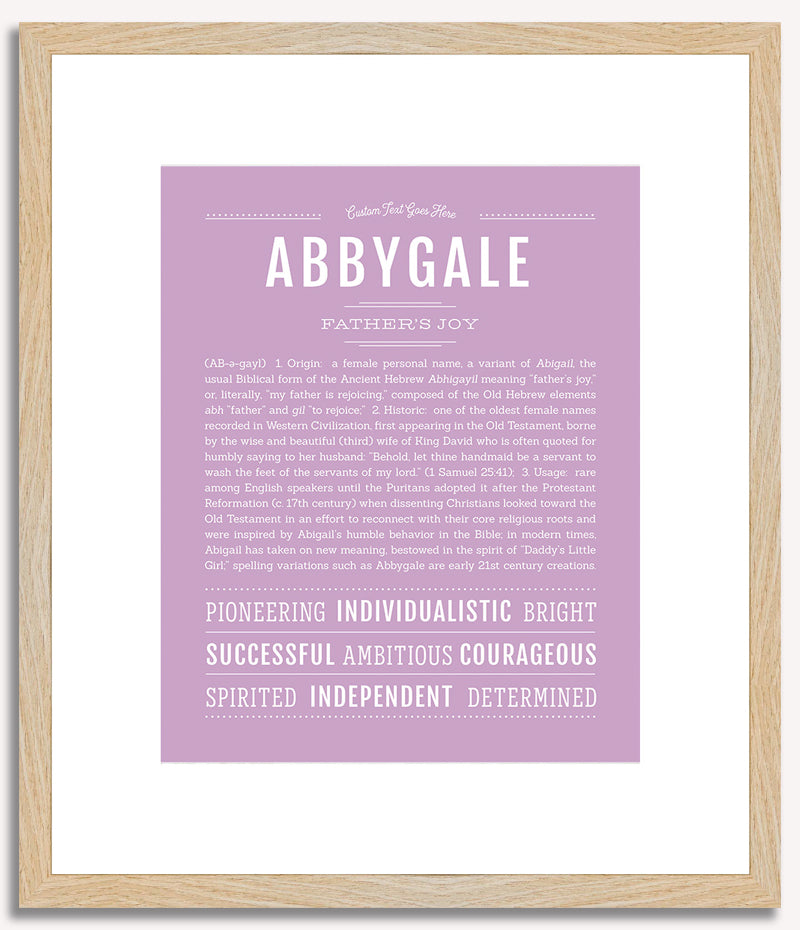 Abbygale | Name Art Print