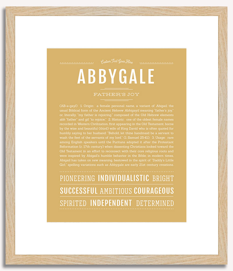 Abbygale | Name Art Print