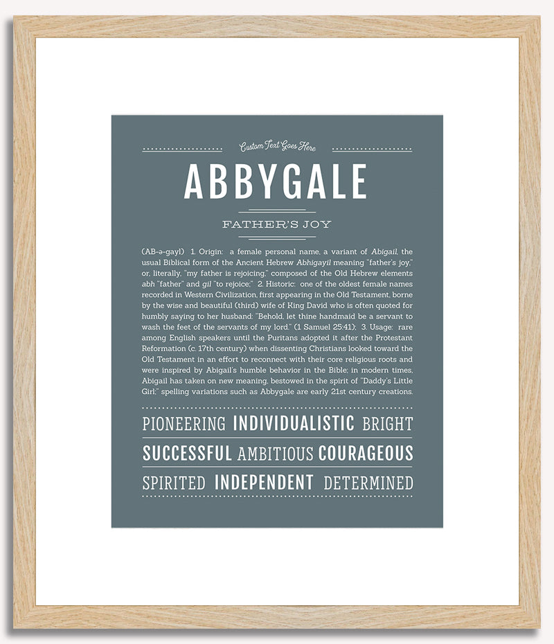 Abbygale | Name Art Print