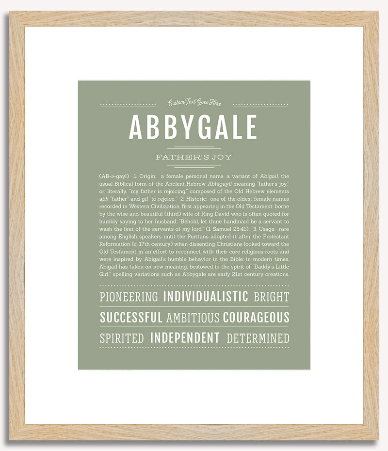 Abbygale | Name Art Print