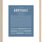 Abbygale | Name Art Print