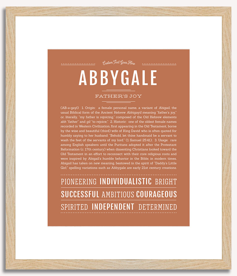 Abbygale | Name Art Print