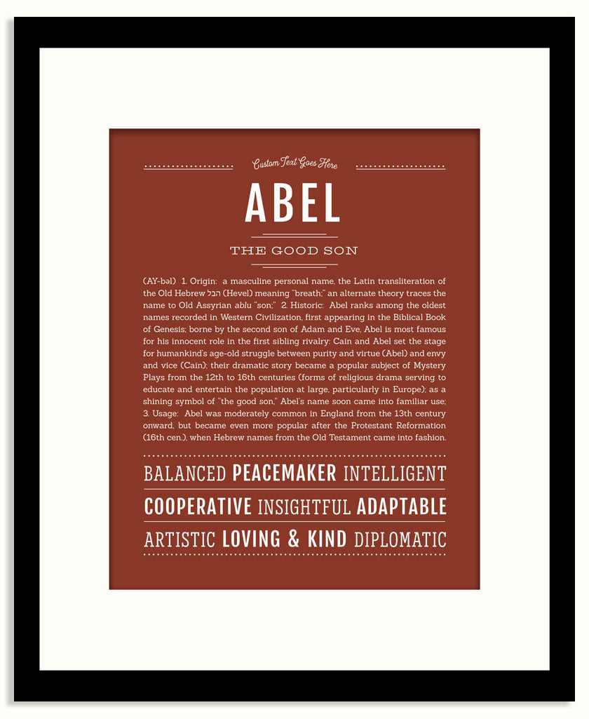 Frame Options | Bordeaux | Black Frame, Matted