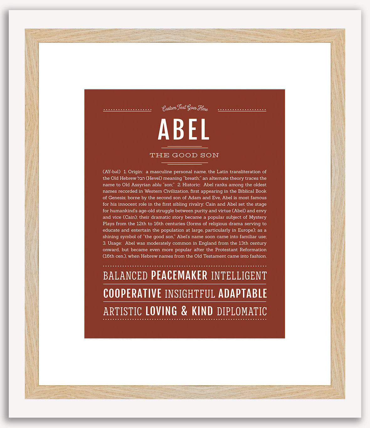 Frame Options | Bordeaux | Maple Frame, Matted