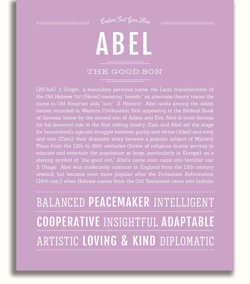 Frame Options | Lilac | No Frame