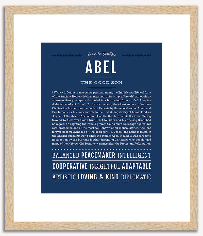 Abel | Name Art Print