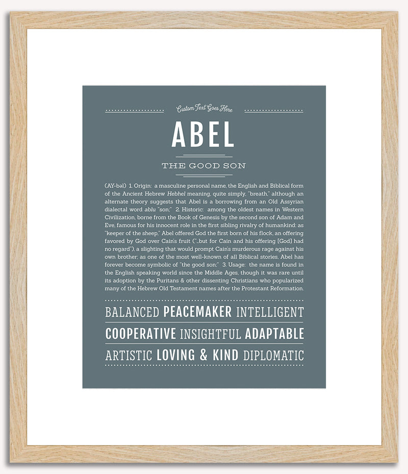 Abel | Name Art Print