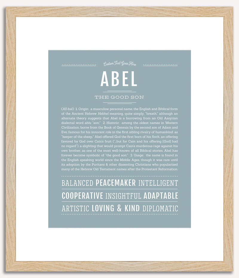 Abel | Name Art Print