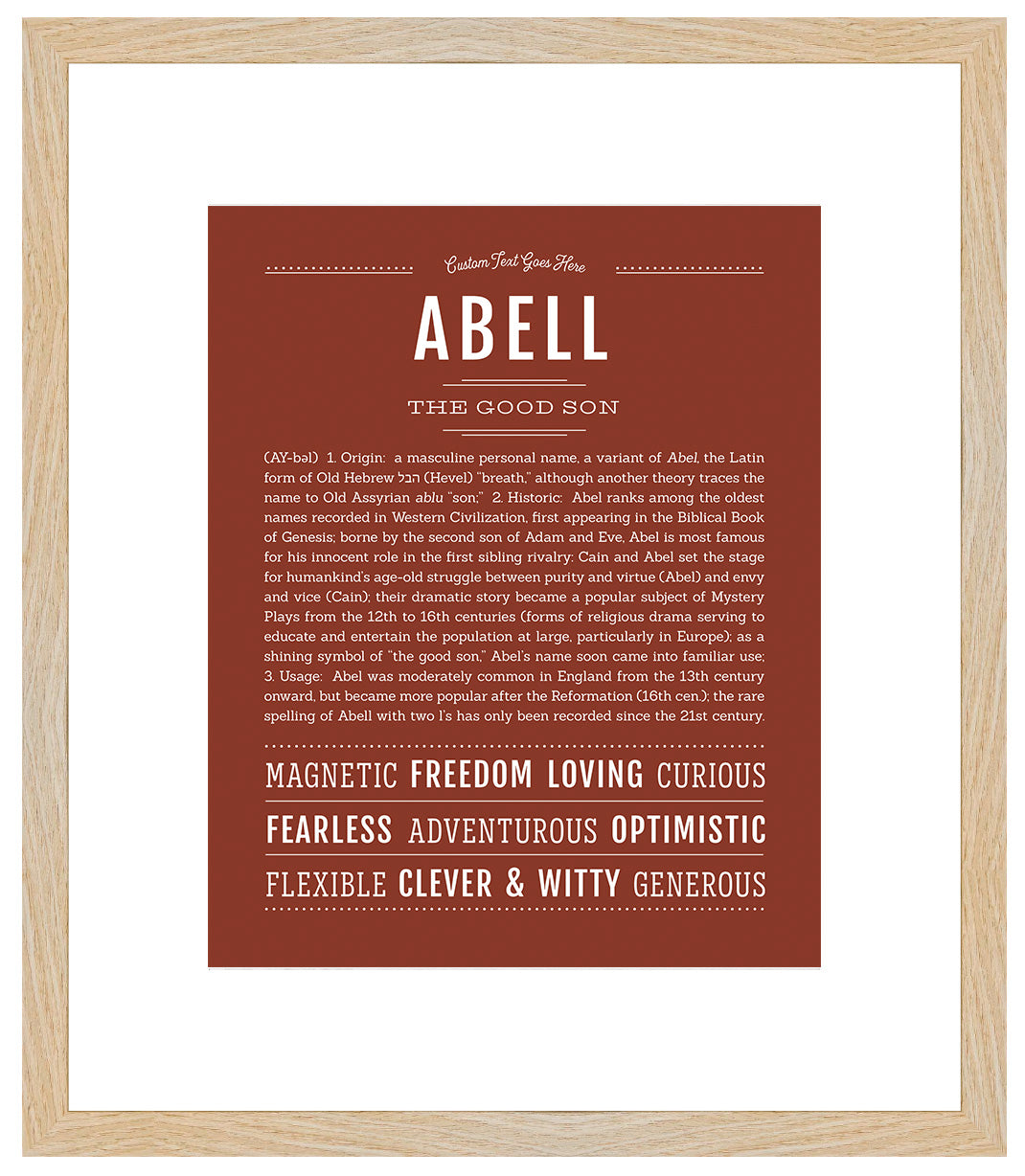 Frame Options | Bordeaux | Maple Frame, Matted