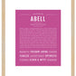 Frame Options | Dark Pink | Maple Frame, Matted