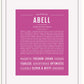 Frame Options | Dark Pink | White Frame, Matted