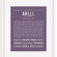 Frame Options | Deep Purple | White Frame, Matted