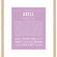 Frame Options | Lilac | Maple Frame, Matted
