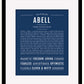 Frame Options | Midnight Blue | Black Frame, Matted