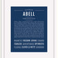Frame Options | Midnight Blue | White Frame, Matted