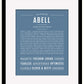 Frame Options | Steele Blue | Black Frame, Matted