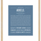Frame Options | Steele Blue | Maple Frame, Matted