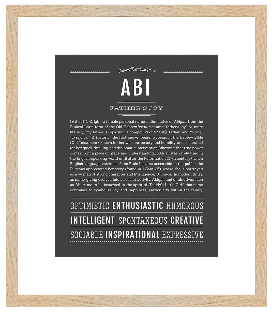 Abi | Name Art Print