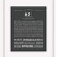 Abi | Name Art Print