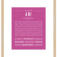 Frame Options | Dark Pink | White Frame, Matted