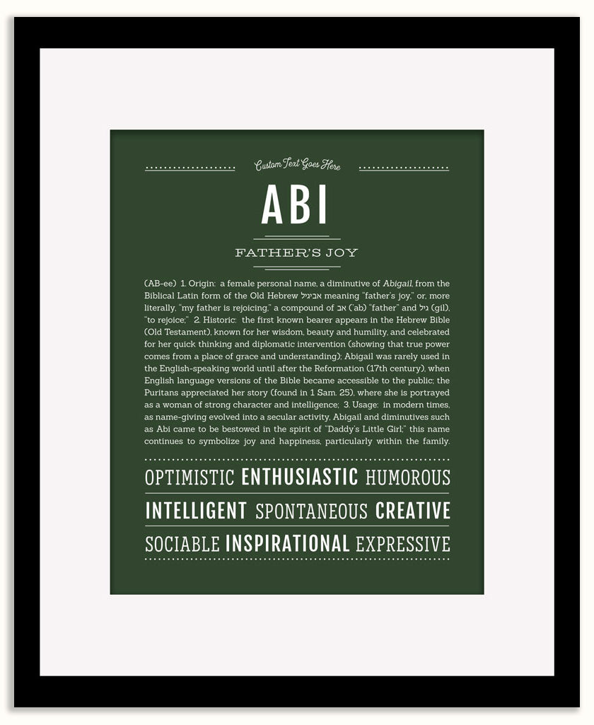 Abi | Name Art Print