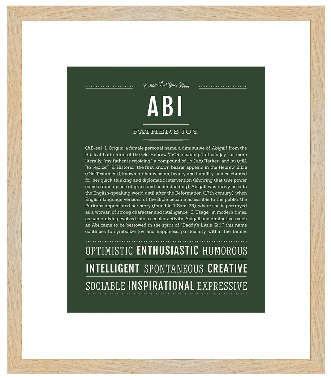Abi | Name Art Print