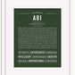 Abi | Name Art Print