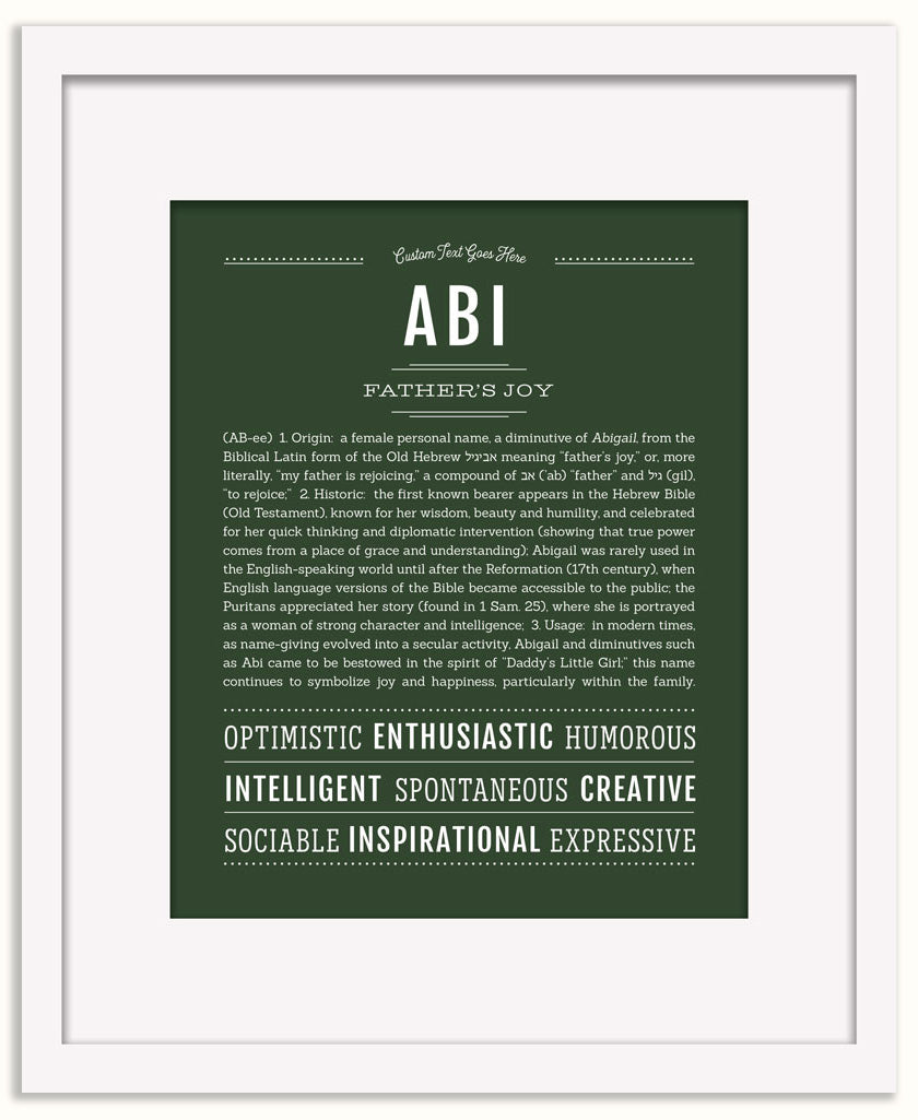 Abi | Name Art Print