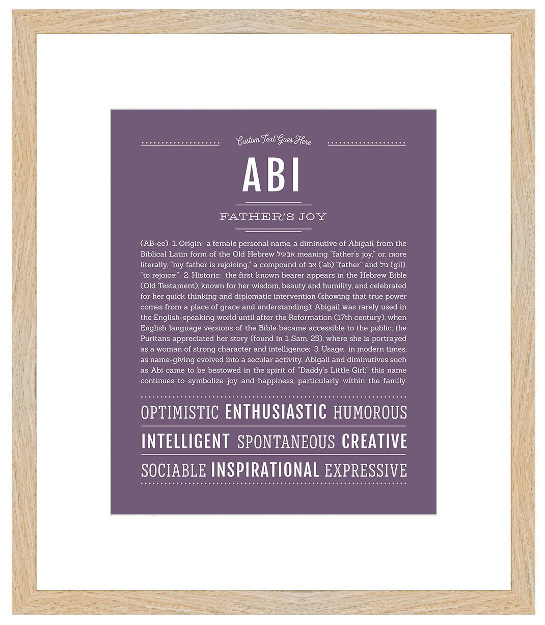 Abi | Name Art Print