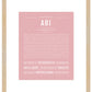 Frame Options | Dusty Rose | White Frame, Matted