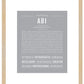Abi | Name Art Print