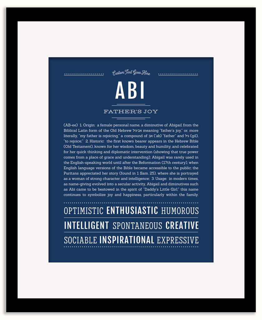 Abi | Name Art Print