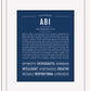 Abi | Name Art Print