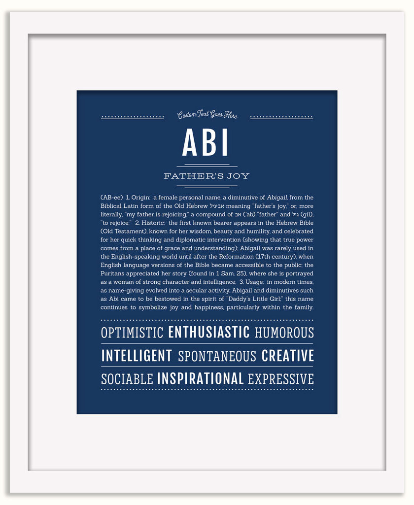 Abi | Name Art Print