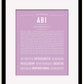 Frame Options | Lilac | Black Frame, Matted