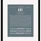 Abi | Name Art Print