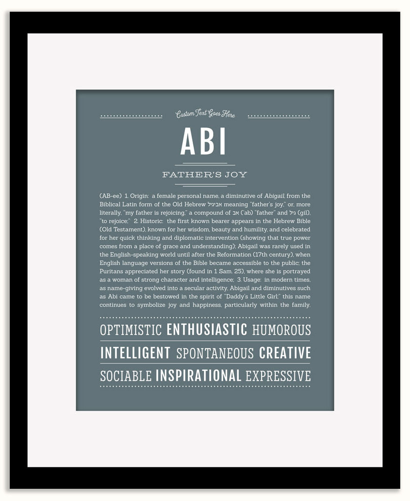 Abi | Name Art Print