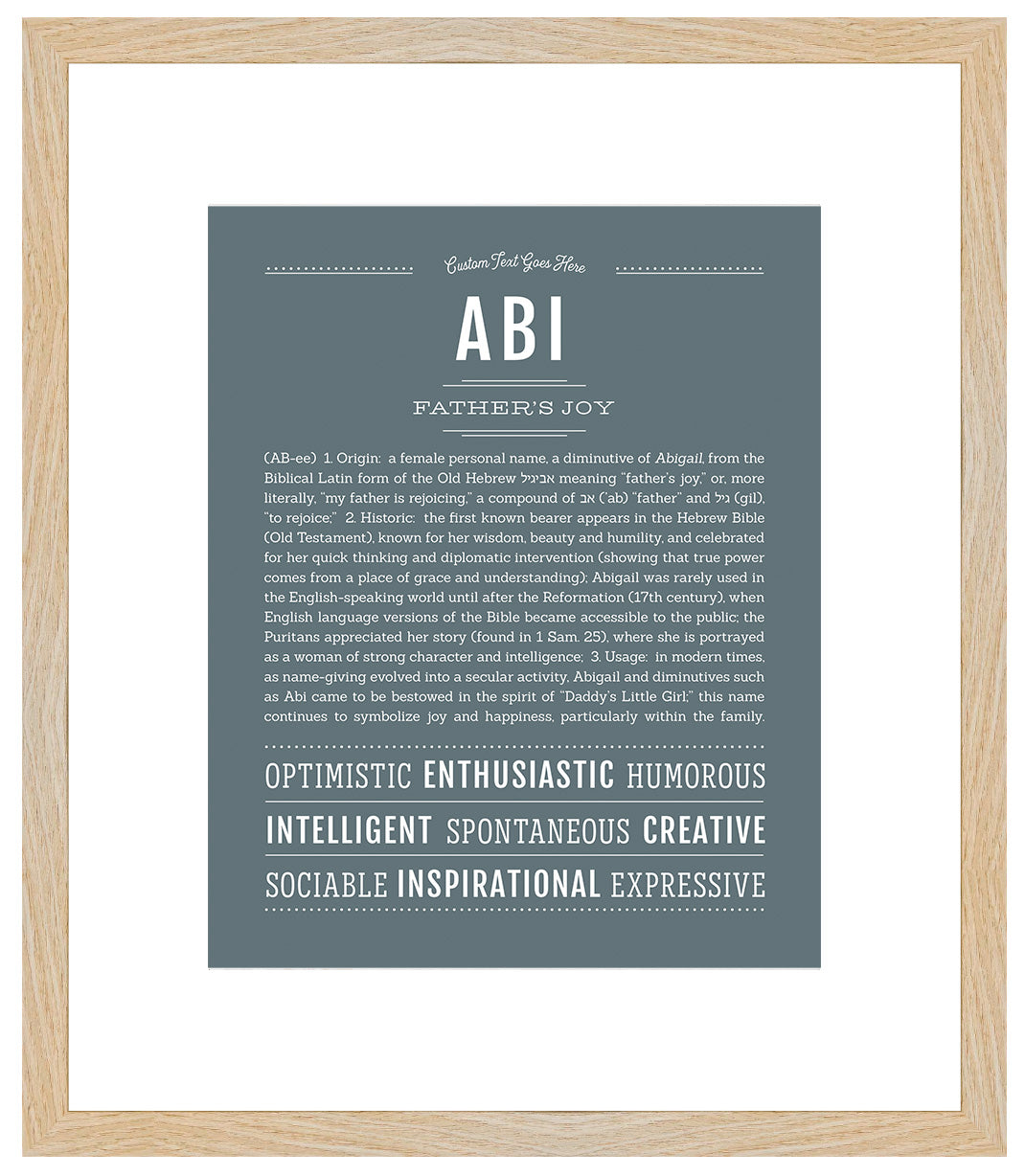 Abi | Name Art Print