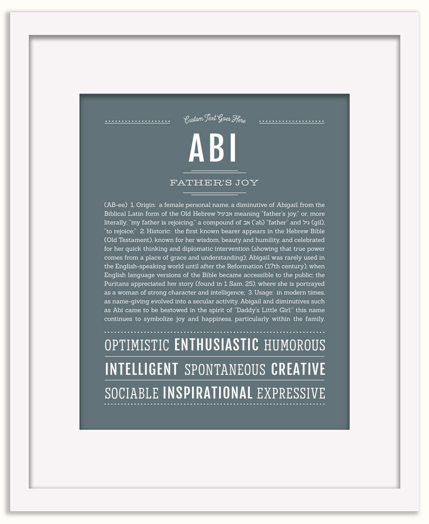 Abi | Name Art Print