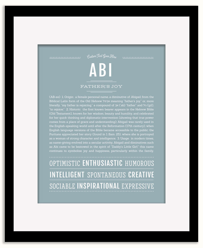 Abi | Name Art Print