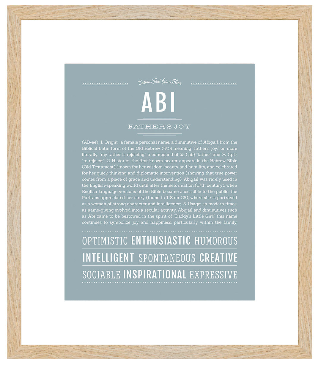 Abi | Name Art Print