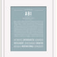 Abi | Name Art Print