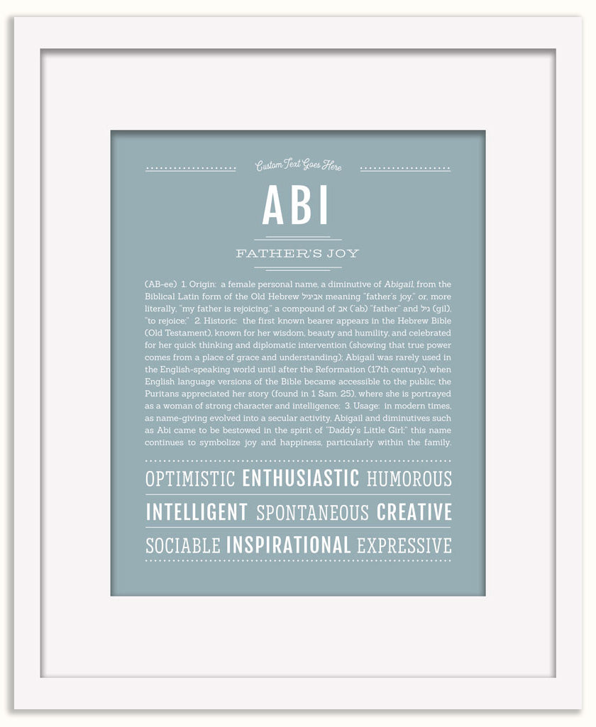Abi | Name Art Print