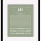 Abi | Name Art Print