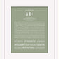 Abi | Name Art Print