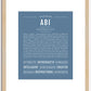 Abi | Name Art Print