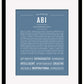 Abi | Name Art Print