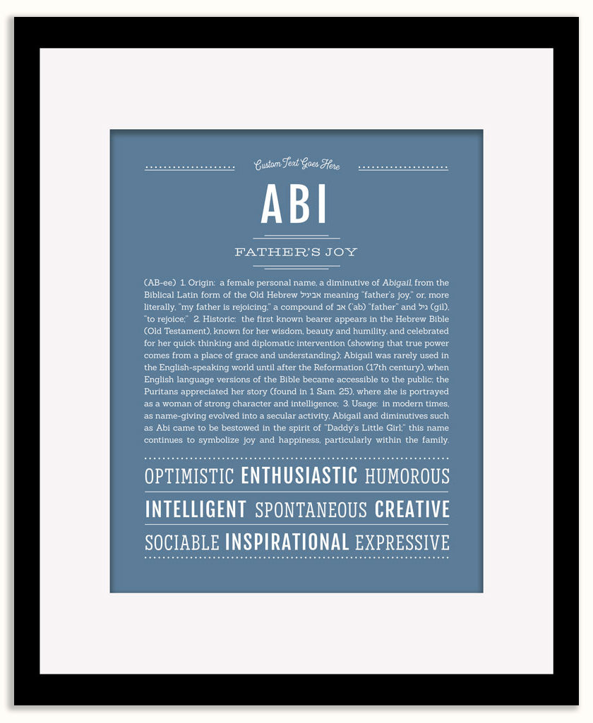 Abi | Name Art Print